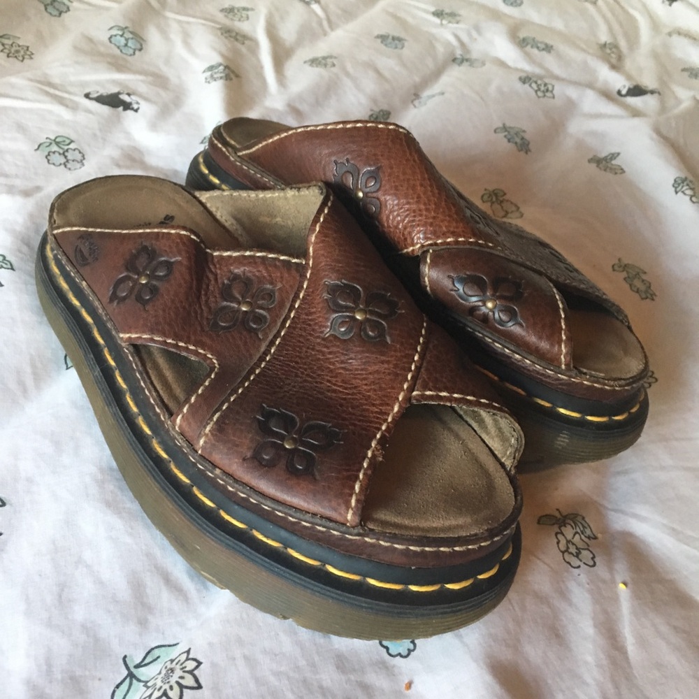 Adorable Little Black Doc Sandals